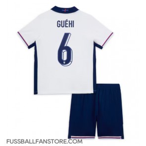 England Marc Guehi #6 Replik Heimtrikot Kinder EM 2024 Kurzarm (+ Kurze Hosen)